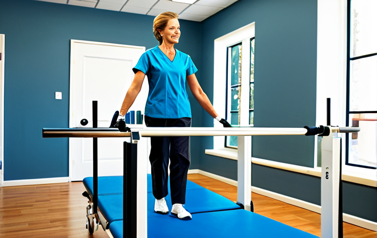 물리치료사의 고급 임상 기술 - Chronic Pain Management**

"A compassionate physiotherapist in a bright, modern clinic, gently guidi...